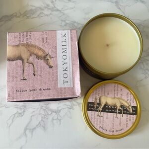 TOKYOMILK Perfumed Luminary Candle - 21 Follow Your Dreams NIB